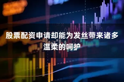 股票配资申请却能为发丝带来诸多温柔的呵护