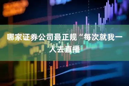 哪家证券公司最正规“每次就我一人去直播